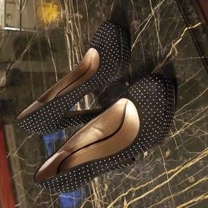 Women's studded chucky heels